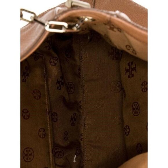 Tory Burch Brown Leather Shoulder Bag – Gold-Tone Hardware - Picture 5 of 5